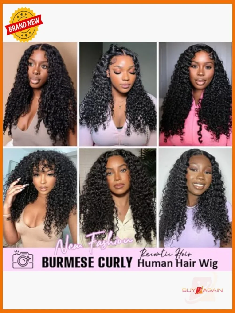 13x6 Lace Front Wig Burmese Curly 220 Density Pre Plucked Transparent Lace